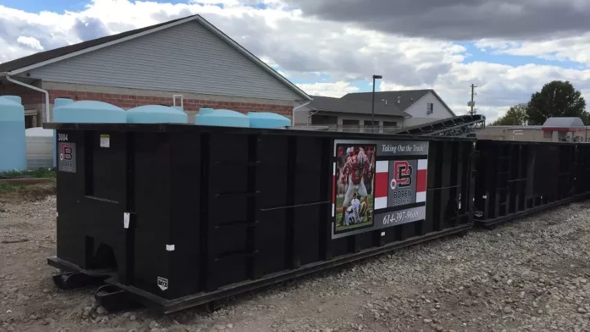 30 Cubic Yard Dumpster 22’ Long x 62” High Image